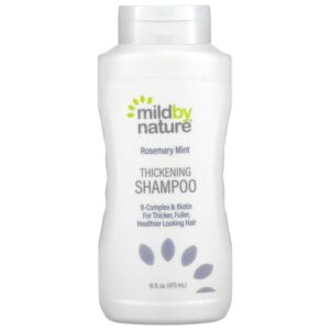 Mild By Nature, Thickening Shampoo, B-Complex & Biotin, Rosemary Mint, 16 fl oz (473 ml)