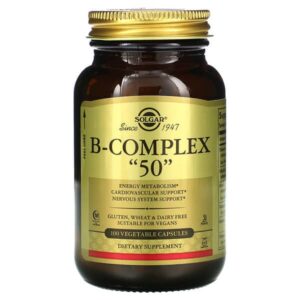 Solgar, B-Complex 50, 100 Vegetable Capsules
