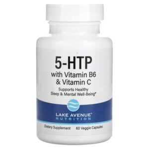 Lake Avenue Nutrition, 5-HTP with Vitamin B6 & Vitamin C, 60 Veggie Capsules