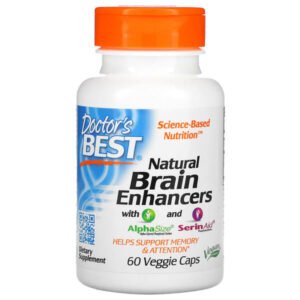 Doctor’s Best, Natural Brain Enhancers with AlphaSize and SerinAid, 60 Veggie Caps