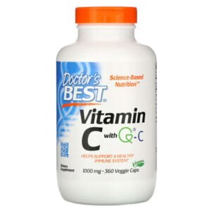 Doctor’s Best, Vitamin C with Q-C, 1,000 mg, 360 Veggie Caps