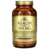 Solgar, Vitamin B3 (Niacin), 500 mg, 250 Vegetable Capsules 1 Solgar, Vitamin B3 (Niacin), 500 mg, 250 Vegetable Capsules