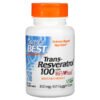 Doctor's Best, Trans-Resveratrol 100 with ResVinol, 100 mg, 60 Veggie Caps