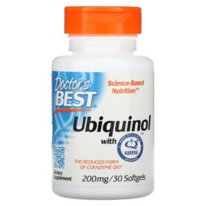 Doctor’s Best, Ubiquinol with Kaneka, 200 mg, 30 Softgels