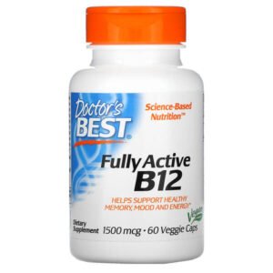 Doctor’s Best, Fully Active B12, 1,500 mcg, 60 Veggie Caps