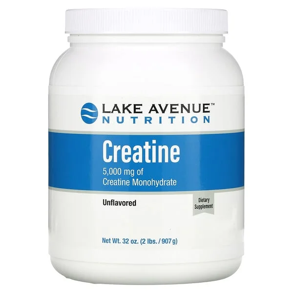 Lake Avenue Nutrition, Creatine Powder, Unflavored, 5,000 mg, 32 oz (907 g)