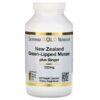California Gold Nutrition, New Zealand, Green-Lipped Mussel Plus Ginger, Joint Health Formula, 500 mg, 240 Veggie Caps 1 California Gold Nutrition, New Zealand, Green-Lipped Mussel Plus Ginger, Joint Health Formula, 500 mg, 240 Veggie Caps