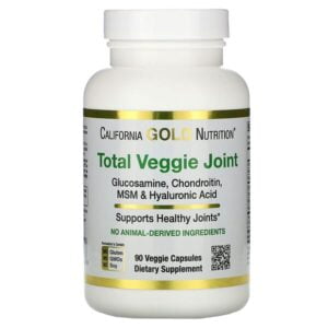 California Gold Nutrition, Total Veggie Joint, Vegetarian Glucosamin, Chondroitin, MSM & Hyaluronic Acid, 90 Veggie Capsules