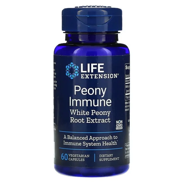 Life Extension, Peony Immune, 60 Vegetarian Capsules