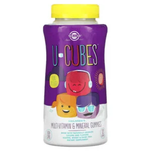 Solgar, U-Cubes, Children’s Multi-Vitamin & Mineral Gummies, Cherry & Orange, 120 Gummies