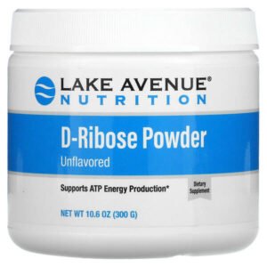 Lake Avenue Nutrition, D-Ribose Powder, Unflavored, 10.6 oz (300 g)
