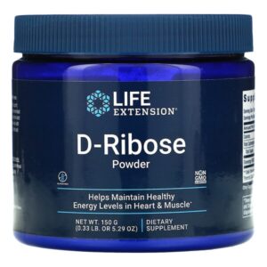 Life Extension, D-Ribose Powder, 5.29 oz (150 g)
