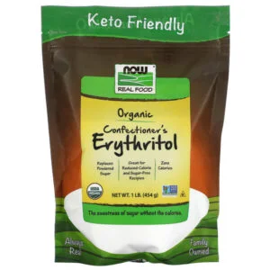 NOW Foods, Real Food, Organic Confectioner’s Erythritol, 1 lb (454 g)