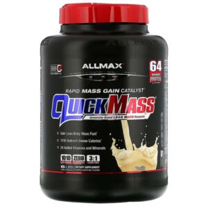 ALLMAX Nutrition, Quick Mass, Rapid Mass Gain Catalyst,, Vanilla, 6 lbs (2.72 kg)