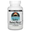 Source Naturals, Super Amino Night, 120 Capsules