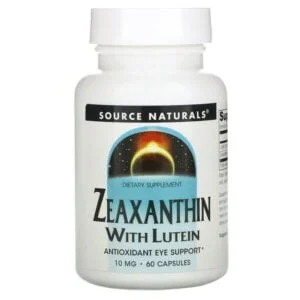 Source Naturals, Zeaxanthin with Lutein, 10 mg, 60 Capsules