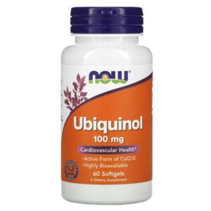NOW Foods, Ubiquinol, 100 mg, 60 Softgels