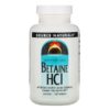 Source Naturals, Betaine HCl, 650 mg, 180 Tablets