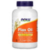 NOW Foods, Flax Oil, 1,000 mg, 120 Veggie Softgels 1 NOW Foods, Flax Oil, 1,000 mg, 120 Veggie Softgels
