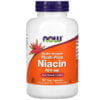 NOW Foods, Niacin, Flush-Free, Double Strength, 500 mg, 180 Veg Capsules