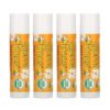 Sierra Bees, Organic Lip Balms, Honey, 4 Pack, .15 oz (4.25 g) Each