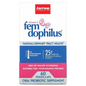 Jarrow Formulas, Women’s Fem Dophilus, 60 Veggie Caps