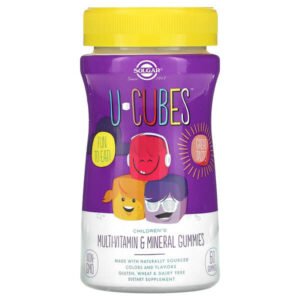 Solgar, U-Cubes, Children’s Multi-Vitamin & Mineral Gummies, Cherry & Orange, 60 Gummies
