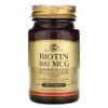 Solgar, Biotin, 300 mcg, 100 Tablets