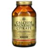 Solgar, Calcium Magnesium Citrate, 250 Tablets