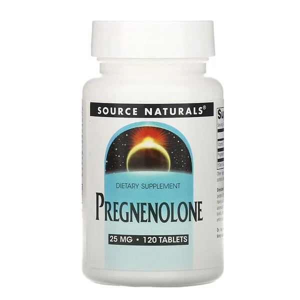 Source Naturals, Pregnenolone, 25 mg, 120 Tablets