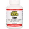 Natural Factors, NEM Knee & Joint Formula with Glucosamine, 60 Tablets