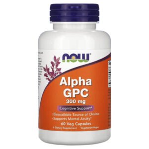 NOW Foods, Alpha GPC, 300 mg, 60 Veg Capsules
