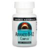 Source Naturals, Advanced B-12 Complex, 5 mg, 60 Lozenges 1 Source Naturals, Advanced B-12 Complex, 5 mg, 60 Lozenges