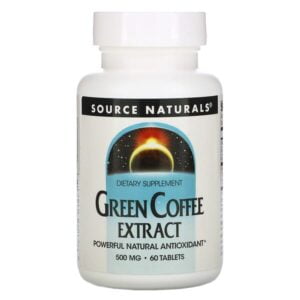 Source Naturals, Green Coffee Extract, 500 mg, 60 Tablets