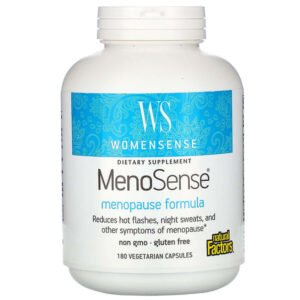 Natural Factors, WomenSense, MenoSense, Menopause Formula, 180 Vegetarian Capsules