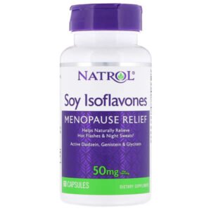 Natrol, Soy Isoflavones, 10 mg, 60 Capsules