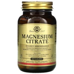 Solgar, Magnesium Citrate, 60 Tablets