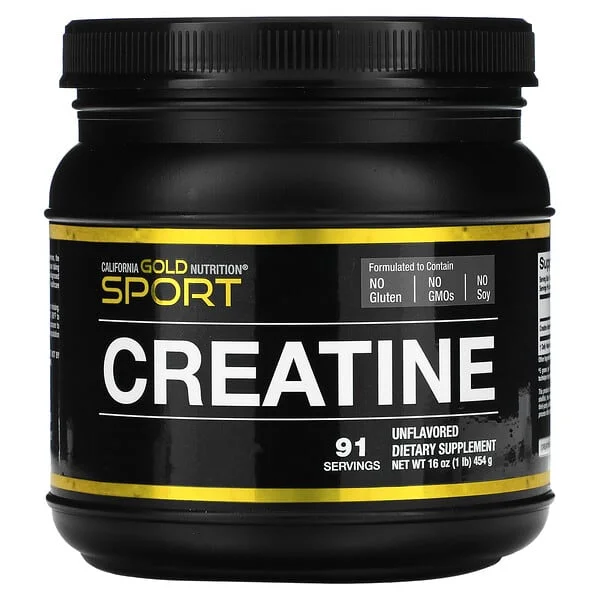 California Gold Nutrition, Creatine Monohydrate, Unflavored, 16 oz (454 g)