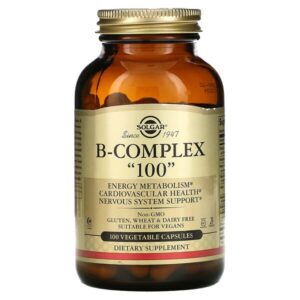 Solgar, B-Complex “100”, 100 Vegetable Capsules