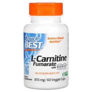 Doctor’s Best, L-Carnitine Fumarate with Biosint Carnitines, 855 mg, 60 Veggie Caps