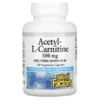 Natural Factors, Acetyl-L-Carnitine, 500 mg, 120 Vegetarian Capsules 1 Natural Factors, Acetyl-L-Carnitine, 500 mg, 120 Vegetarian Capsules