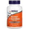 NOW Foods, Acetyl-L Carnitine, 750 mg, 90 Tablets 1 NOW Foods, Acetyl-L Carnitine, 750 mg, 90 Tablets