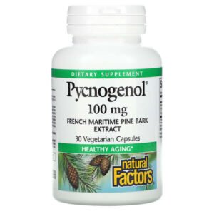 Natural Factors, Pycnogenol, 100 mg, 30 Vegetarian Capsules