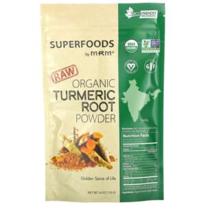 MRM, Raw Organic Turmeric Root Powder, 6 oz (170 g)