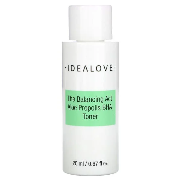 Idealove, The Balancing Act, Aloe Propolis BHA Toner, Trial Size, 0.67 fl oz (20 ml)