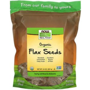 NOW Foods, Real Food, Organic Flax Seeds, 32 oz (907 g)