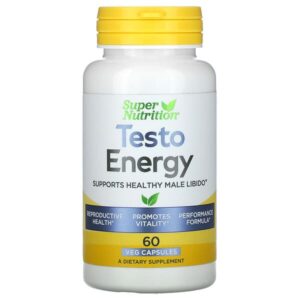 Super Nutrition, Testo Energy, 60 Veg Capsules