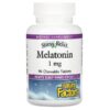 Natural Factors, Stress-Relax, Melatonin, 1 mg, 90 Chewable Tablets