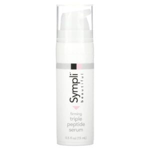 Sympli Beautiful, Firming Triple Peptide Serum, Trial Size, 0.5 fl oz (15 ml)