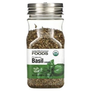California Gold Nutrition, FOODS – Organic Basil Leaves, 0.82 oz (23.2 g)
